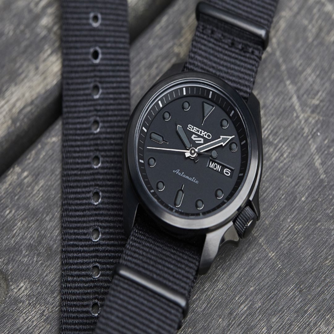 Seiko 5 Sports SRPE69 All Black